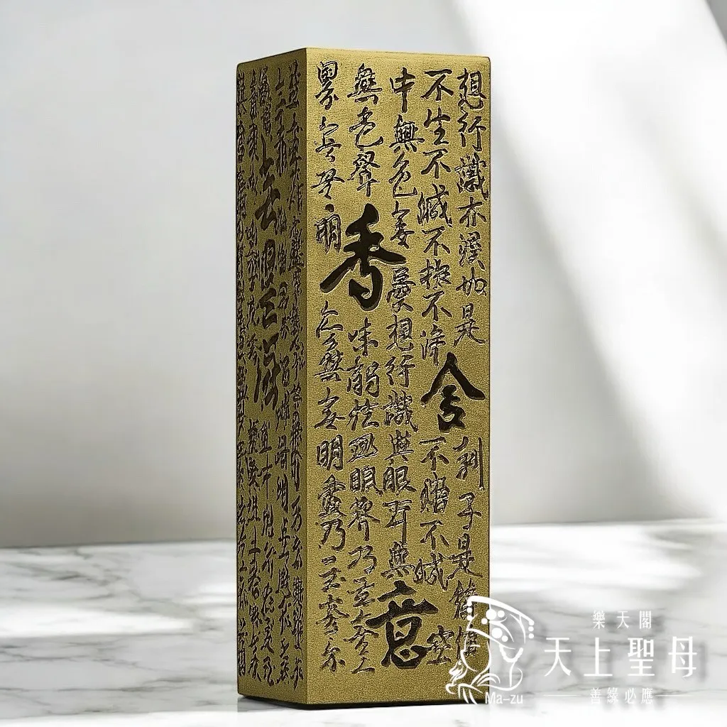 祈願心經 ｜鏤空立香爐_青銅色